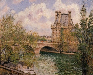 カミーユ・ピサロ Painting - フロール館とロワイヤル橋 1902年 カミーユ・ピサロ